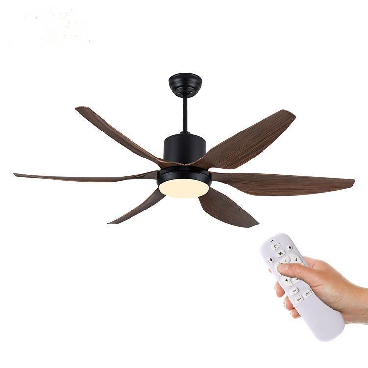 Quạt trần đèn trang trí 119 Nhựa ABS cao cấp 6 Cánh