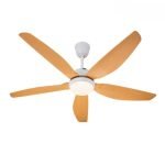 Quạt trần đèn trang trí 141 Nhựa ABS cao cấp 5 Cánh