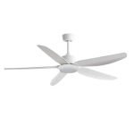 Quạt trần đèn trang trí 143 Nhựa ABS cao cấp 5 Cánh