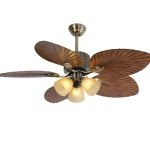 Quạt trần Đèn trang trí 165 cánh ABS cao cấp 5 Cánh