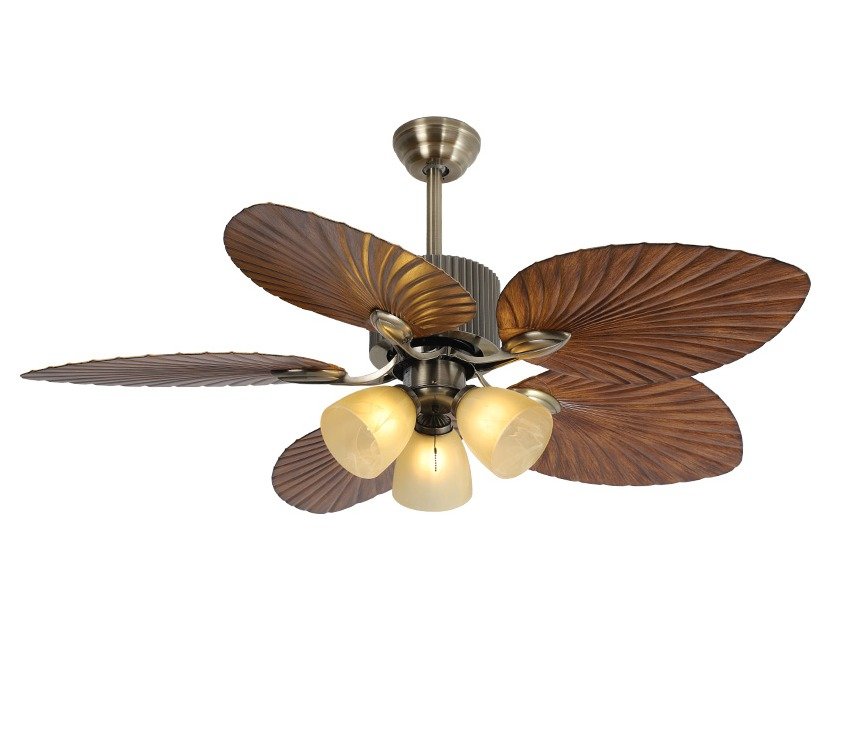 Quạt trần Đèn trang trí 165 cánh ABS cao cấp 5 Cánh