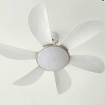 Quạt trần đèn trang trí 219 Nhựa ABS cao cấp 6 Cánh