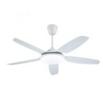 Quạt trần đèn trang trí 810 Nhựa ABS cao cấp 5 Cánh